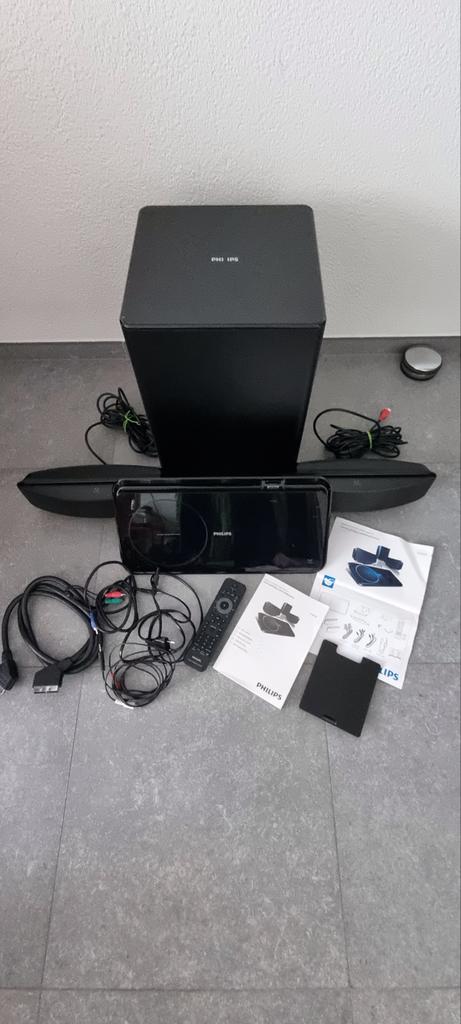 Philips HTS6520 Soundbar met Subwoofer en Afstandsbediening, Audio, Tv en Foto, Home Cinema-sets, Zo goed als nieuw, Soundbar
