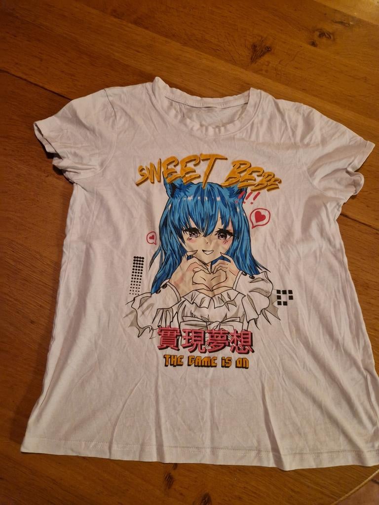 TSHIRT MAAT XS, Kleding | Dames, Wit, Ophalen of Verzenden, Zo goed als nieuw, Korte mouw