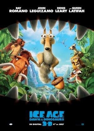 ICE  AGE  3  :  DAWN  OF  THE  DINOSAURS      filmposter., Rechthoekig Staand, Verzenden, Nieuw, A1 t/m A3
