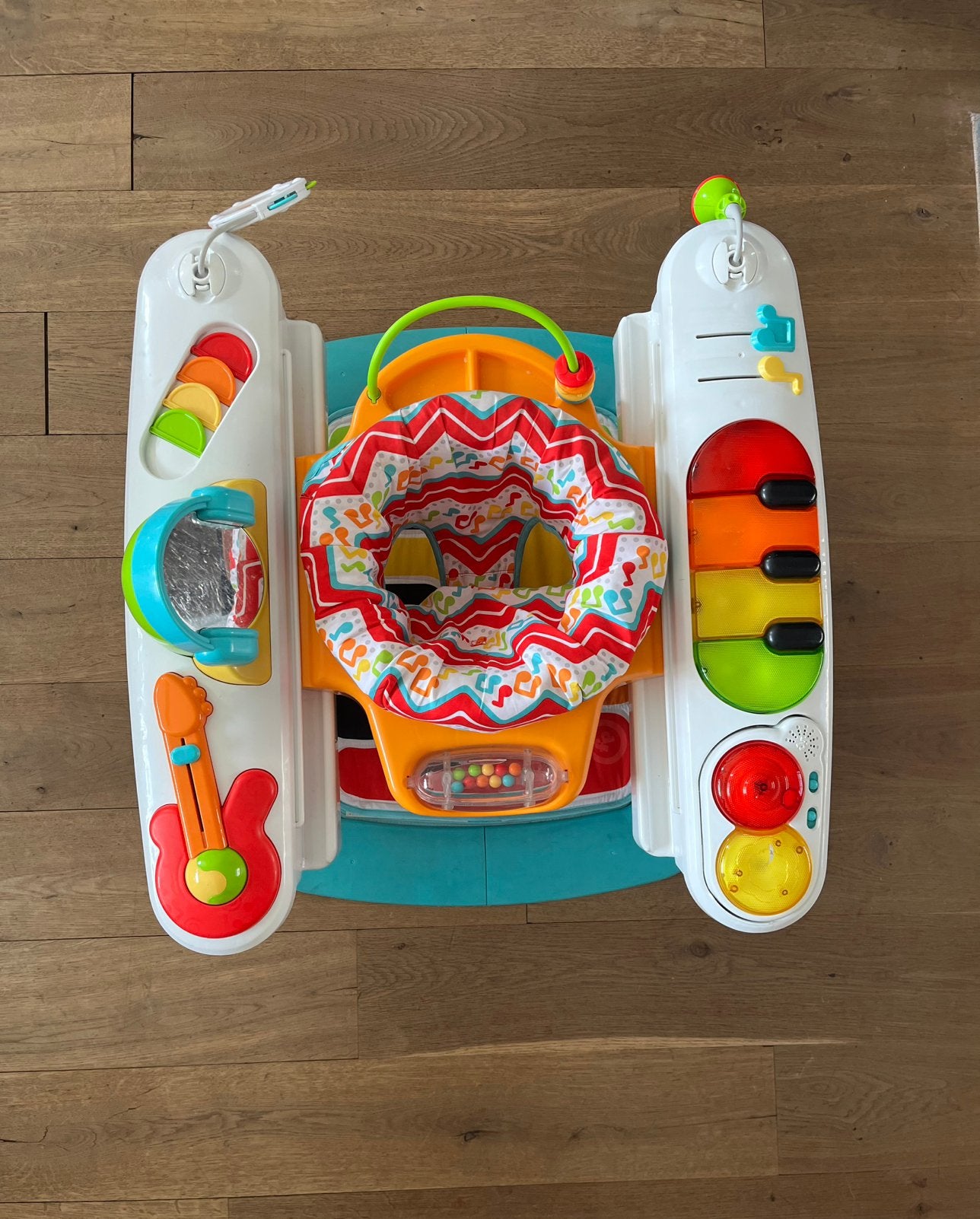 Fisher-Price 4-in-1 Step & Play Piano babystoel, Kinderen en Baby's, Speelgoed | Vtech, Ophalen, Zo goed als nieuw, 6 maanden tot 2 jaar