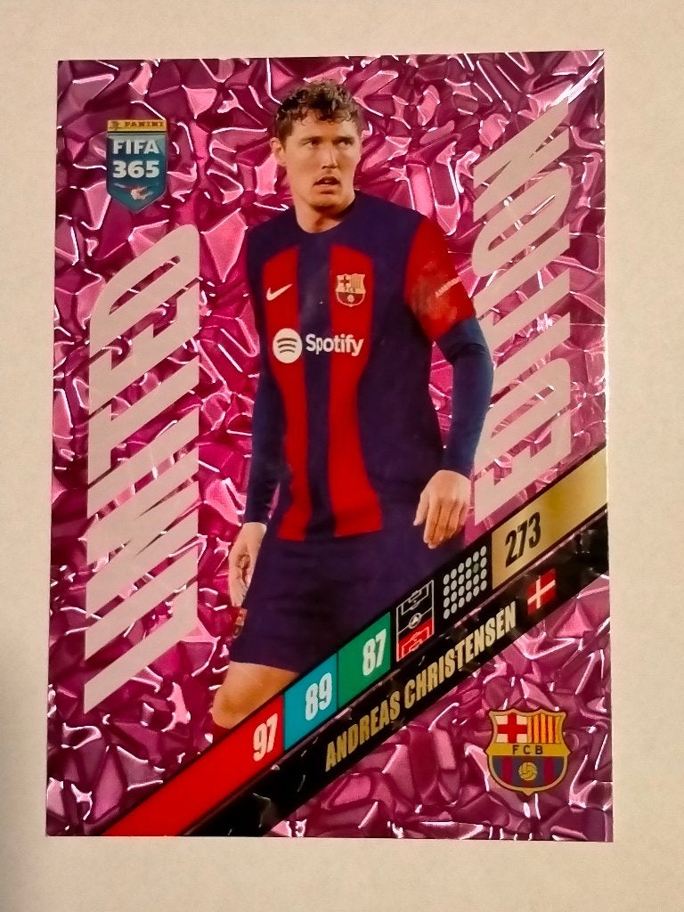 Fifa365 Fifa 365 2024 Adrenalyn voetbal Christensen XXL, Verzenden, Gebruikt