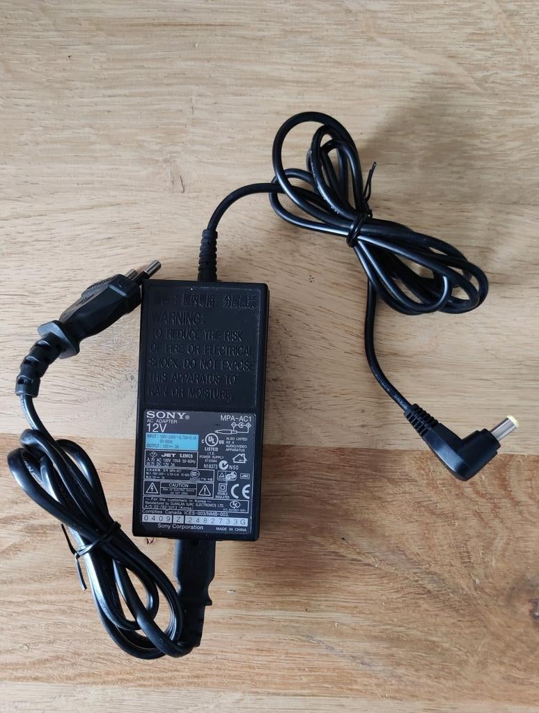 Sony Laptop Oplader MPA-AC1 AC Adapter 12V 3A, Ophalen of Verzenden, Zo goed als nieuw