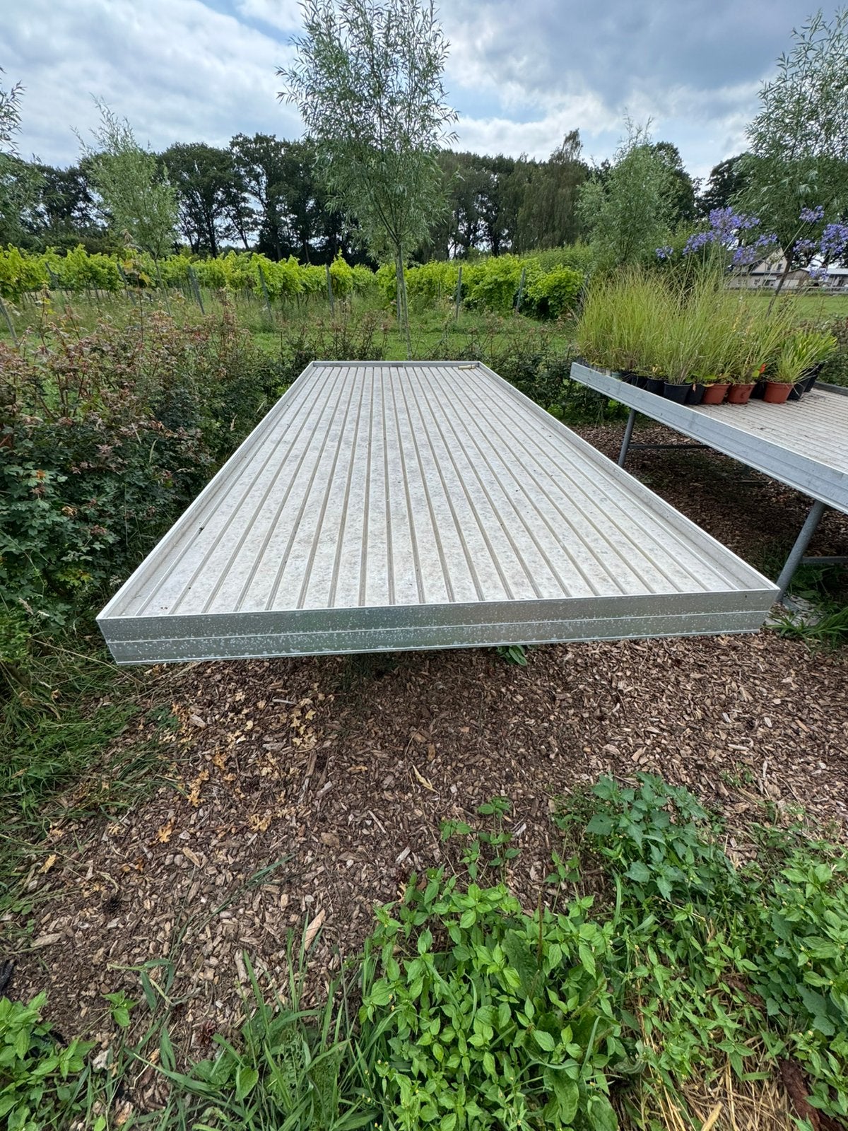 Eb- en vloedtafel kweektafel 160 x 390, Ophalen, Gebruikt, Kweektafel