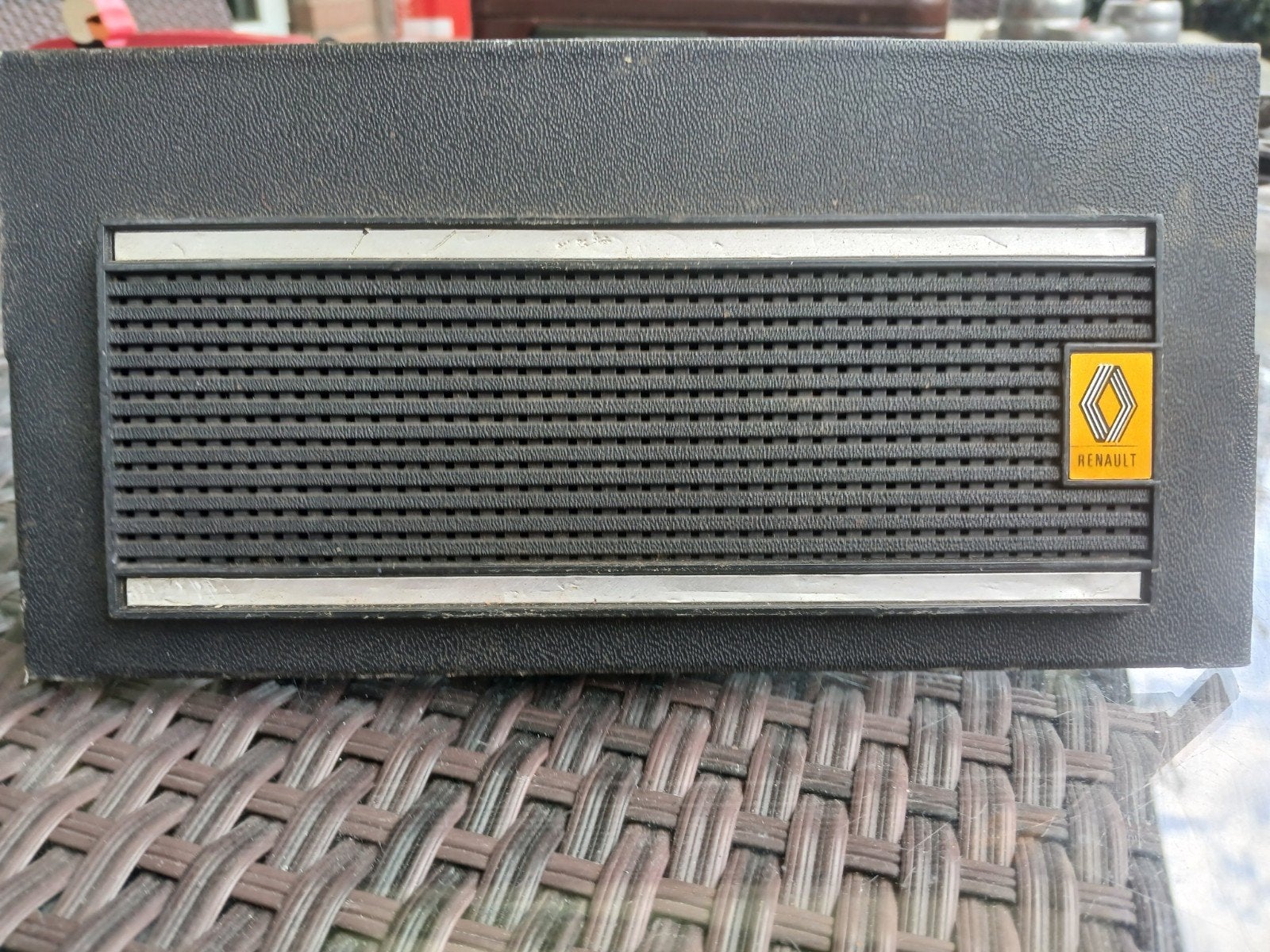 Vintage Renault autospeaker - Zeldzaam model, Ophalen of Verzenden