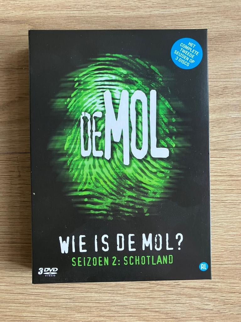Wie is de Mol seizoen 2 Schotland in DVD box - WIDM, Cd's en Dvd's, Vanaf 12 jaar, Ophalen of Verzenden, Nieuw in verpakking, Boxset
