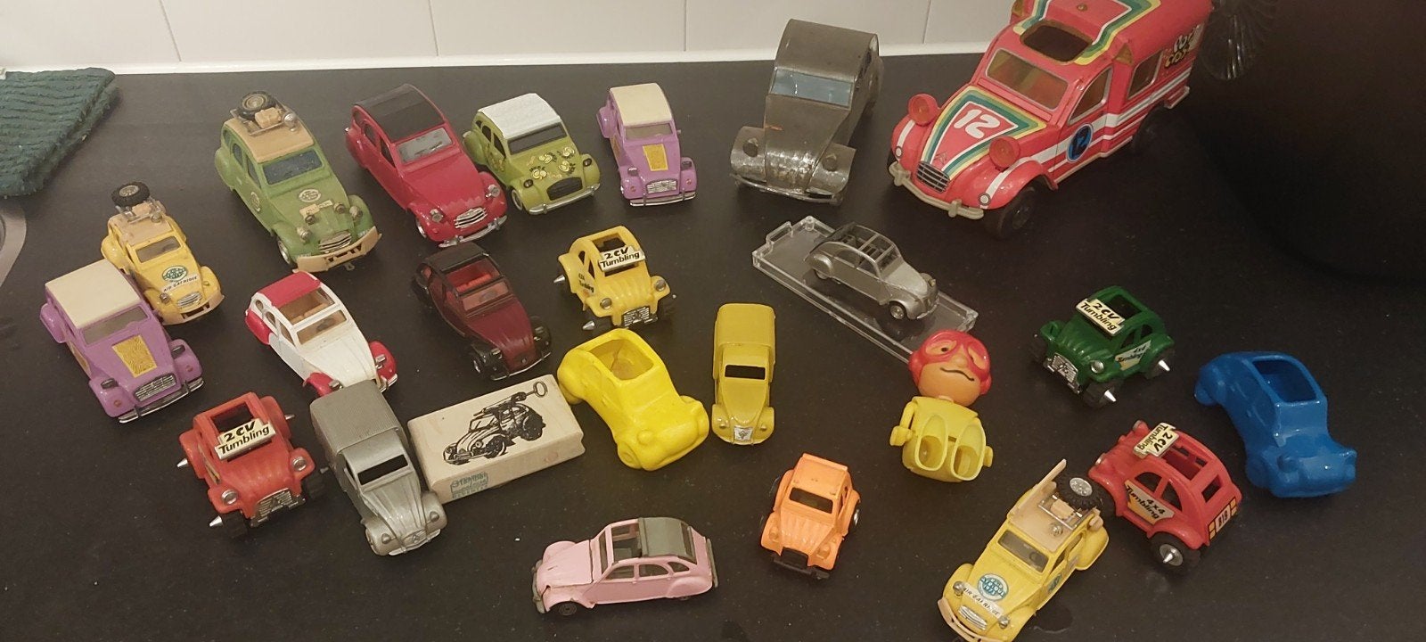 Verzameling Citroën 2CV modelauto's, Ophalen of Verzenden, Gebruikt