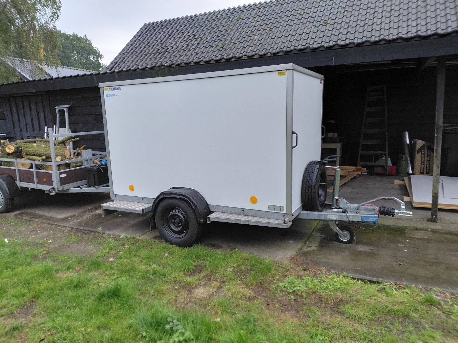 Perfecte Atec aanhanger met klep - 130 breed, Auto diversen, Ophalen of Verzenden, Gebruikt