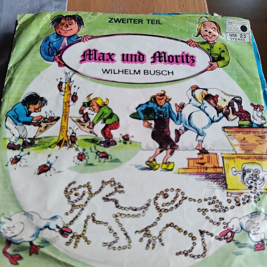 Max und Moritz Wilhelm Busch  - Tweede Deel, Ophalen of Verzenden, Gebruikt, 7 inch