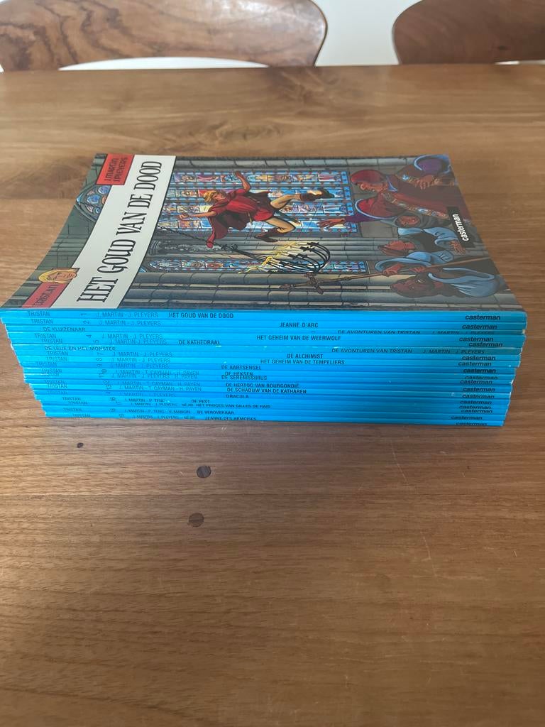 Tristan en De Reizen van Tristan stripboeken (19 stuks), Boeken, Meerdere comics, Ophalen of Verzenden, Zo goed als nieuw, Europa