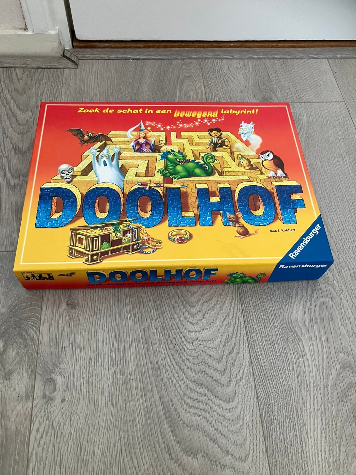 Doolhof bordspel, Hobby en Vrije tijd, Gezelschapsspellen | Bordspellen, Drie of vier spelers, Ophalen, Zo goed als nieuw