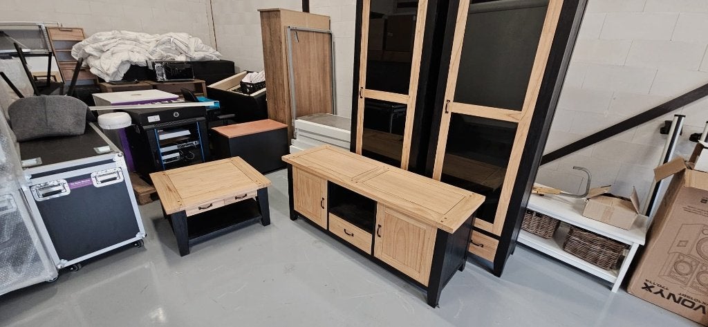 woonkamer meubels, Ophalen, 200 cm of meer, Eikenhout, Zo goed als nieuw