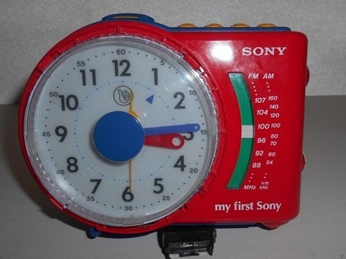 My First Sony klokradio ICF A6500 als nieuw!, Ophalen of Verzenden, Zo goed als nieuw, Overige typen