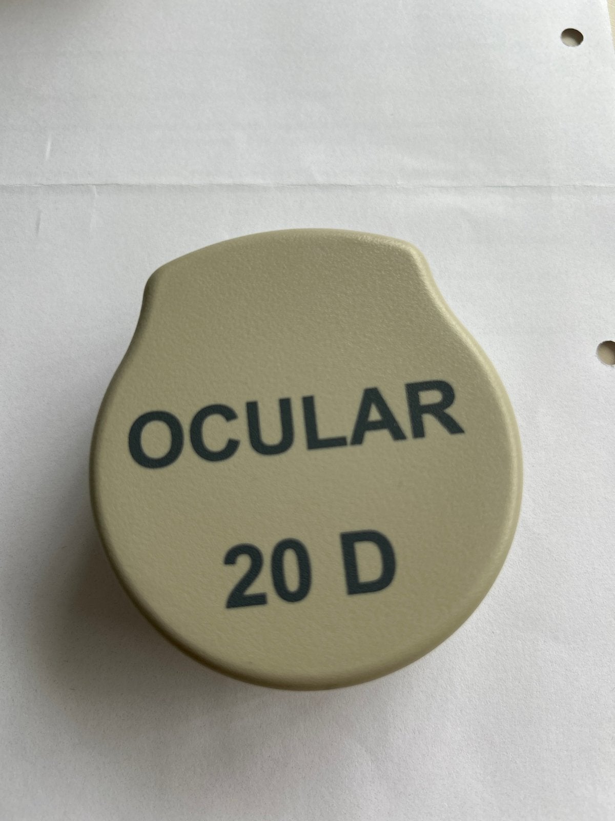 Ocular Instruments 20D Ooglens - Zo goed als nieuw, Ophalen of Verzenden, Zo goed als nieuw