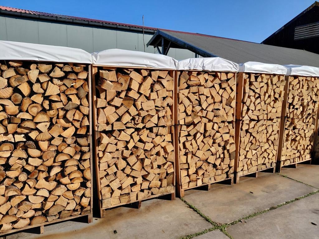 Eiken haardhout., Tuin en Terras, Haardhout, Minder dan 3 m³, Ophalen