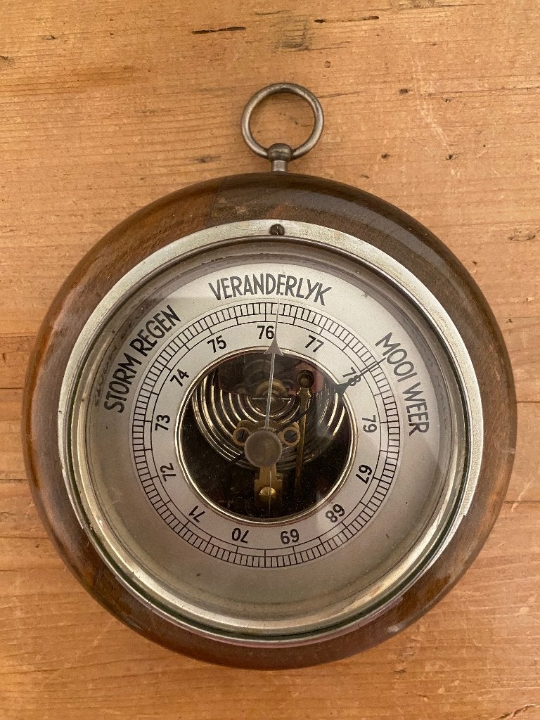 Barometer vintage, Audio, Tv en Foto, Weerstations en Barometers, Ophalen of Verzenden, Gebruikt, Barometer