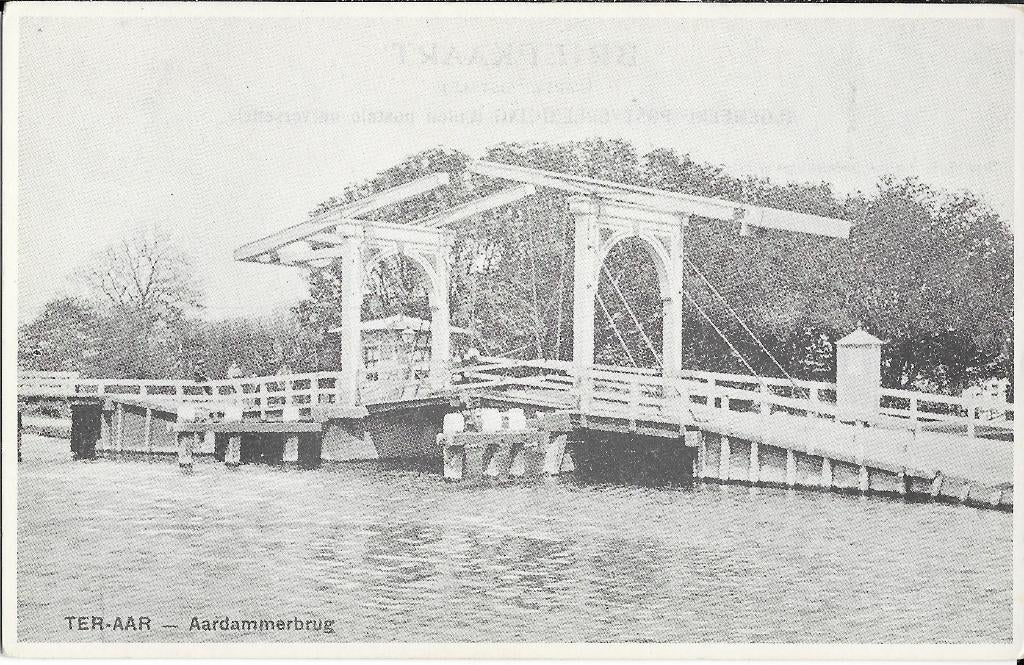 Ter-Aar, Aardammerbrug, ophaalbrug, Verzenden, 1920 tot 1940, Ongelopen, Zuid-Holland