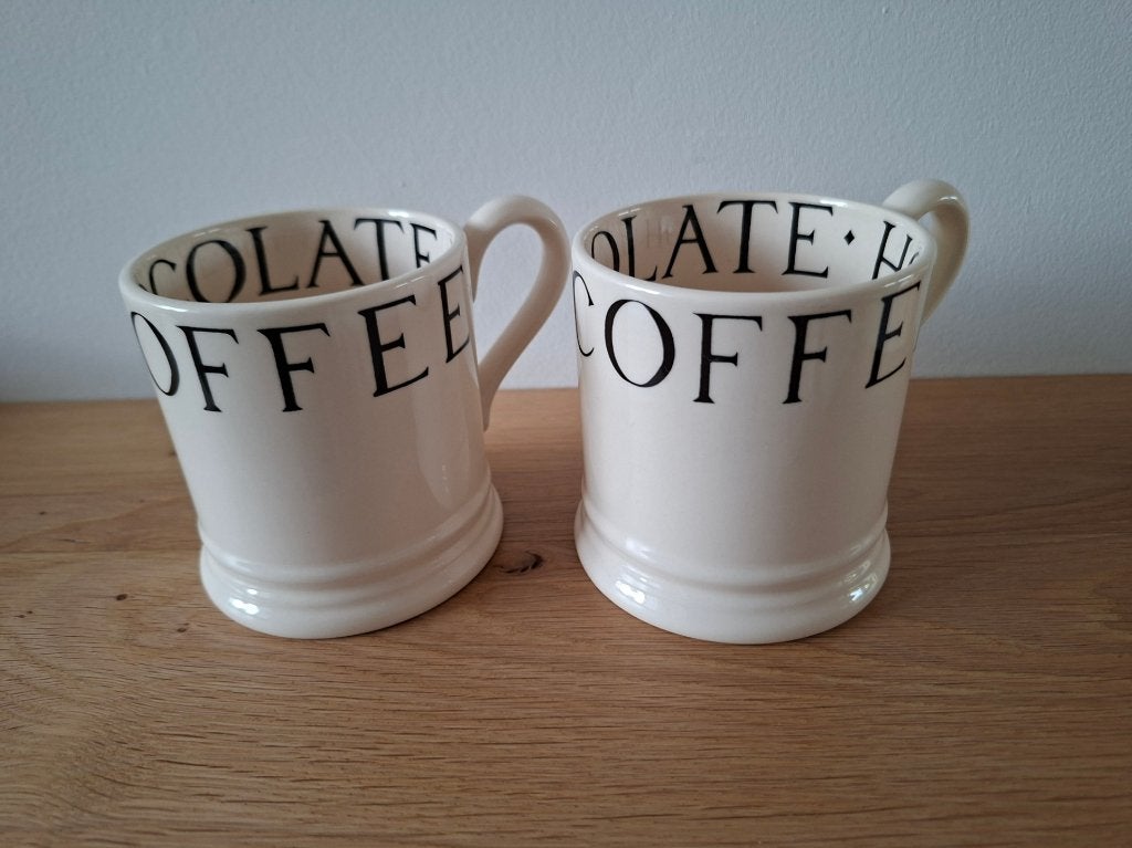 Emma Bridgewater 1/2 pint mug Black Toast & Marmalade, Keramiek, Nieuw, Ophalen of Verzenden, Emma Bridgewater