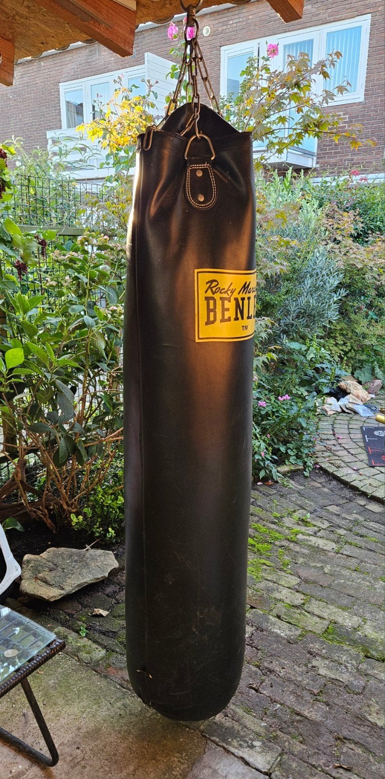 Grote hangende (kick) boksbal, Ophalen, Gebruikt, Overige