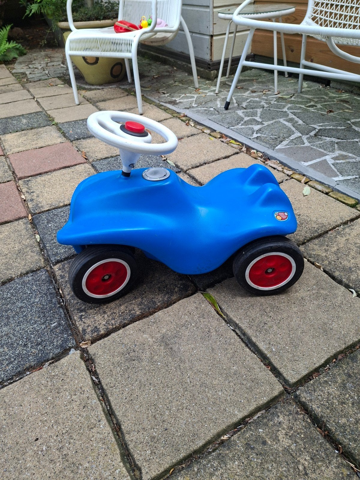 Blauwe loopauto voor kinderen - Bobby Car, Ophalen, Gebruikt, Loopvoertuig