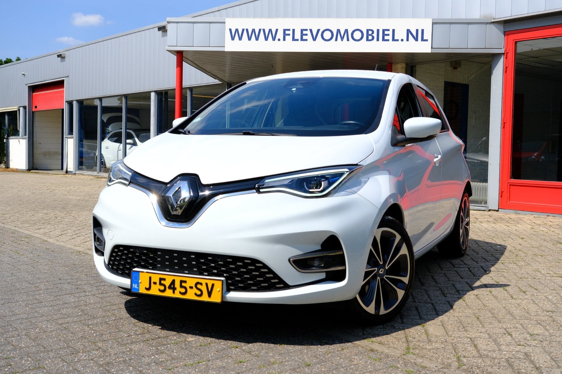 Renault ZOE R135 Intens 52 kWh (Huur Accu) Bose| CAM|Navi|Cl, Auto's, Renault, Gebruikt, Wit, Origineel Nederlands, Automatische klimaatregeling