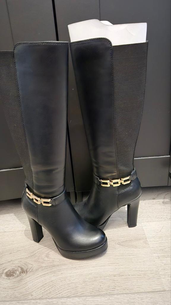 Supergave Laarzen, Kleding | Dames, Schoenen, Hoge laarzen, Zwart, Ophalen of Verzenden, Zo goed als nieuw