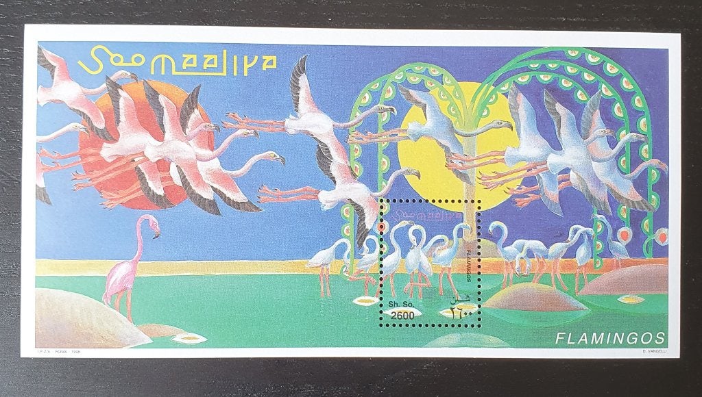 Somalie 1998 Vogels Flamingo Michel blok 56 postfris, Verzenden, Postfris, Dier of Natuur