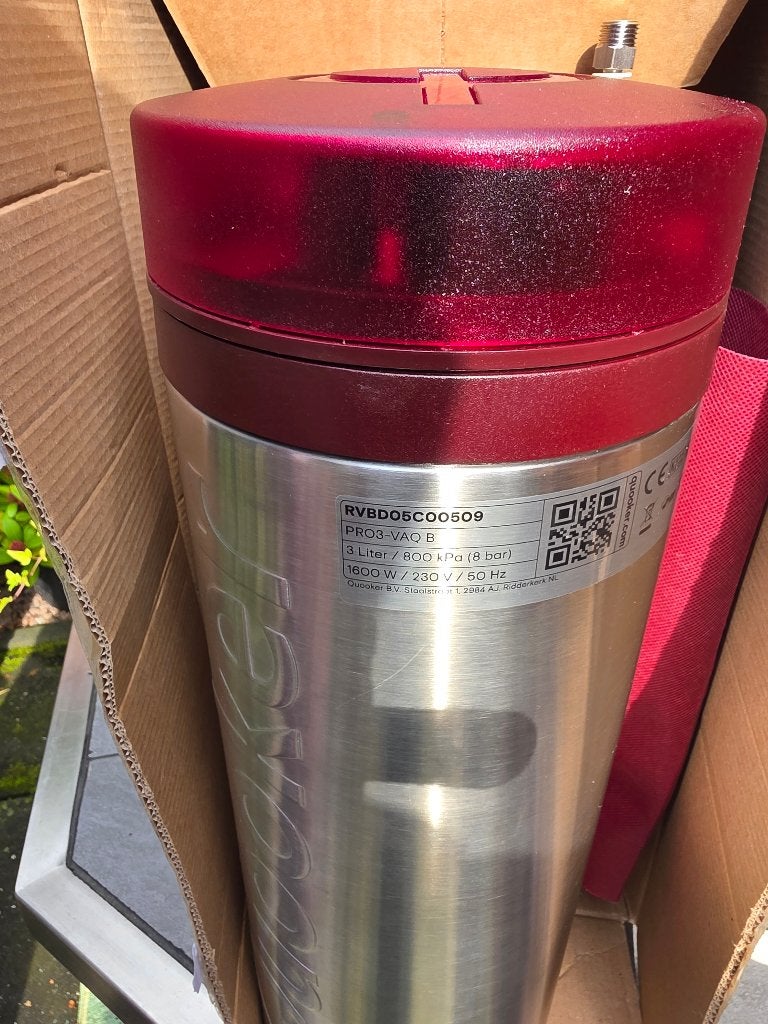 Quooker VAQ B 3 liter boiler - Zo goed als nieuw, Ophalen, Overige typen, Metaal, Overige merken