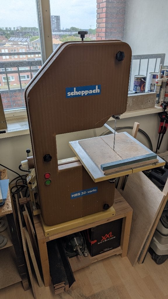 Scheppach HBS 32 - vario lintzaag, Ophalen, Minder dan 30 mm, Gebruikt, Scheppach