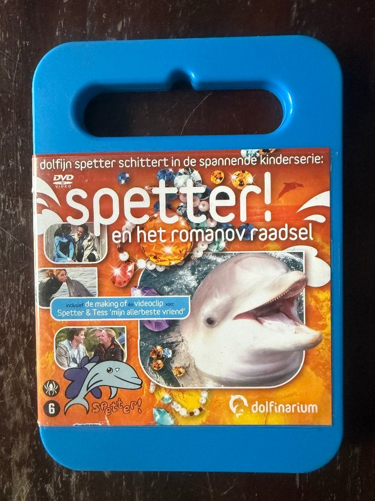 Spetter en het Romanov Raadsel DVD ( Dolfinarium) met Poster, Avontuur, Bonusmateriaal, Zo goed als nieuw, Vanaf 6 jaar