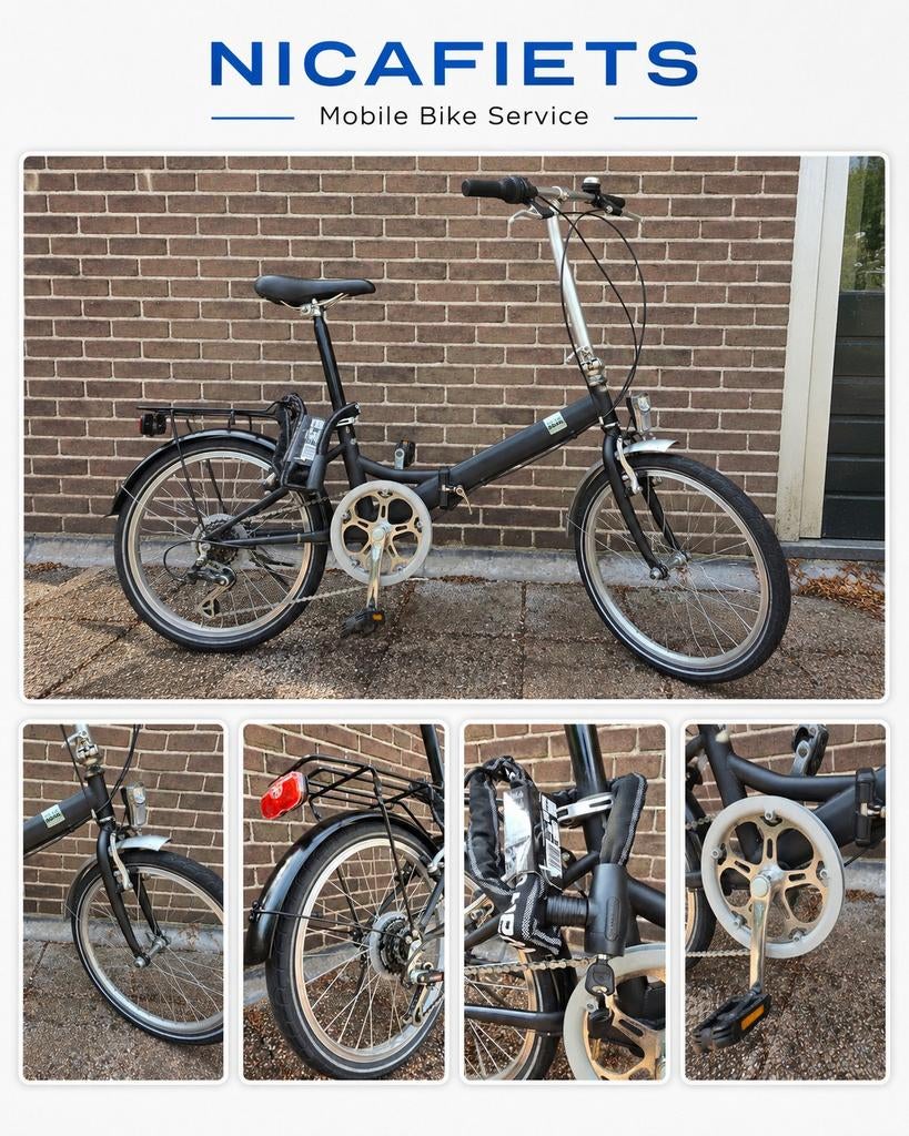 Refurbished On The Road Folding Bike 20 inch, Ophalen of Verzenden, Gebruikt, 20 inch of meer