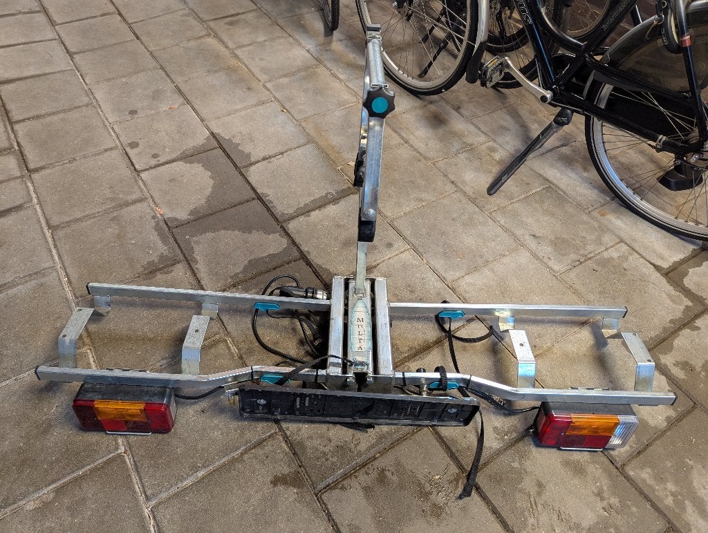 Fietsendrager voor 2 fietsen, Auto diversen, Ophalen, Gebruikt, Brede banden, 2 fietsen