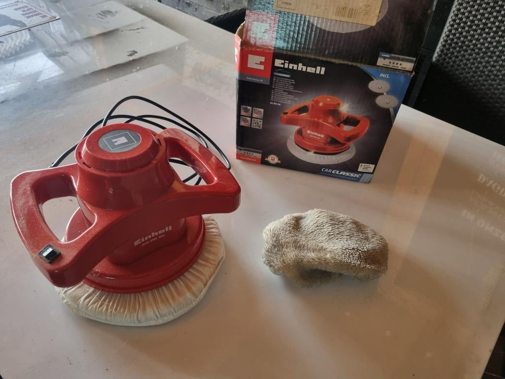 Einhell poetsmachine, Ophalen