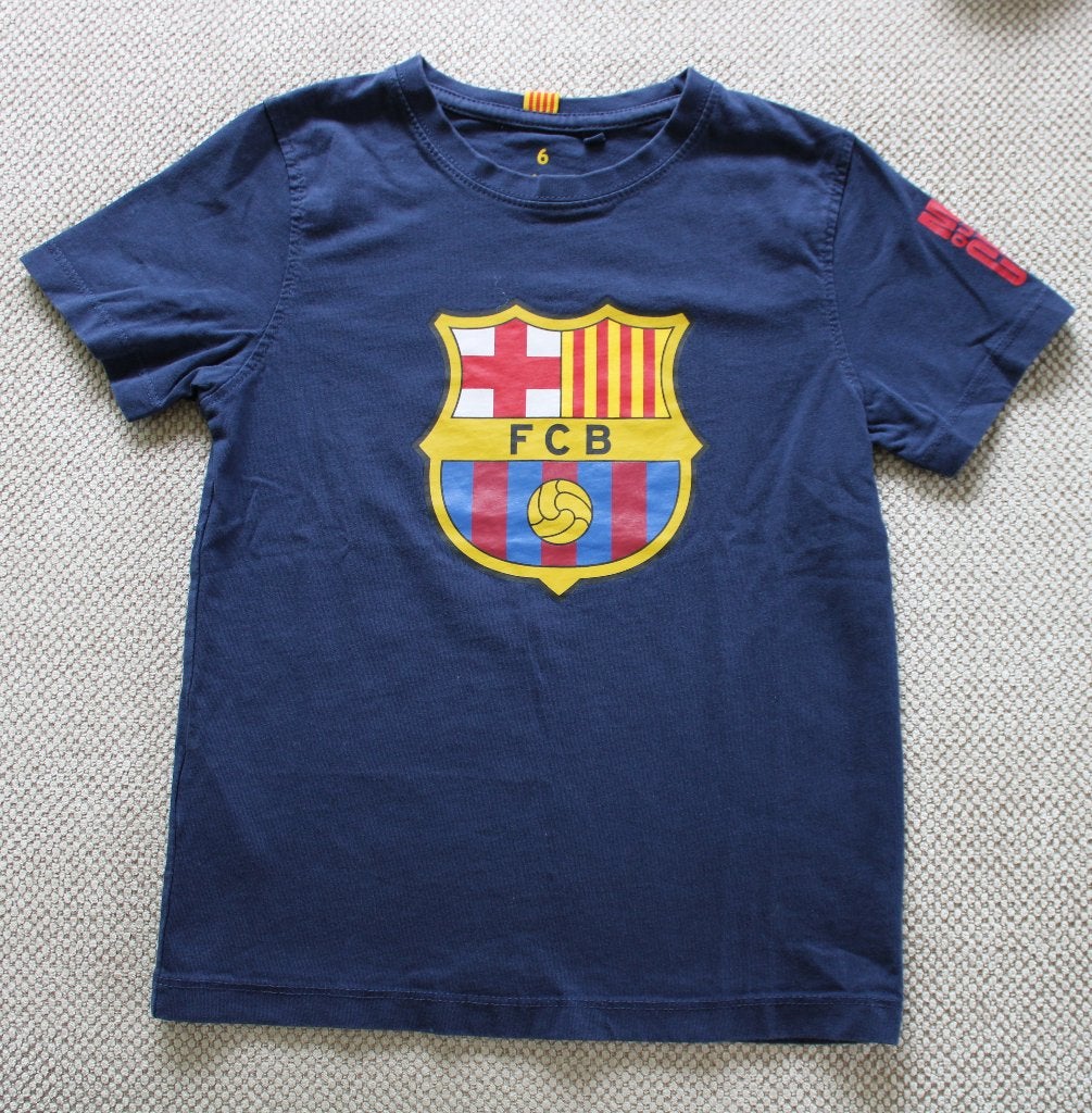FC Barcelona T-shirt maat 6 / 116, Ophalen of Verzenden, Shirt of Longsleeve, Jongen, FC Barcelona