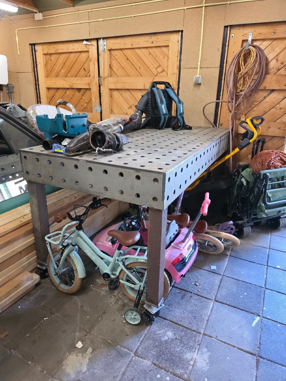 Lastafel 2000x1000, Doe-het-zelf en Verbouw, Ophalen of Verzenden, Gebruikt