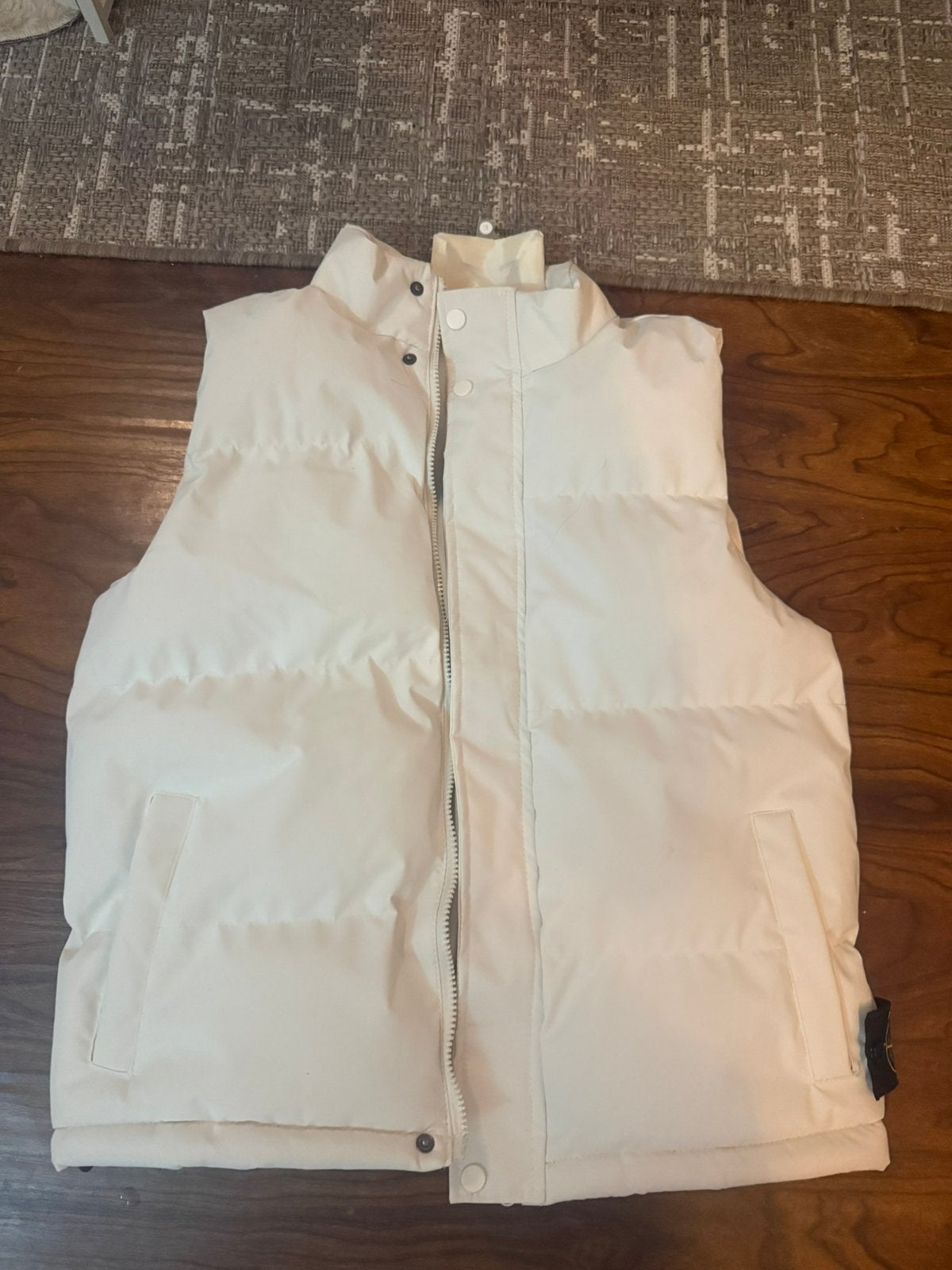 Stone Island Bodywarmer - Maat L, Kleding | Heren, Bodywarmers, Ophalen of Verzenden, Gedragen, Maat 52/54 (L), Wit