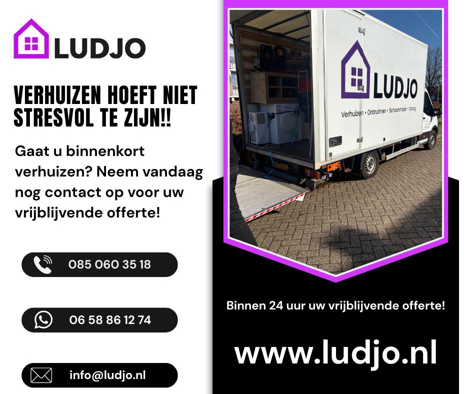 Verhuizen, Ontruimen, Schoonmaak & Opslag | Ludjo V.O.F., Diensten en Vakmensen, Verhuizers en Opslag, Inpakservice, Opslag