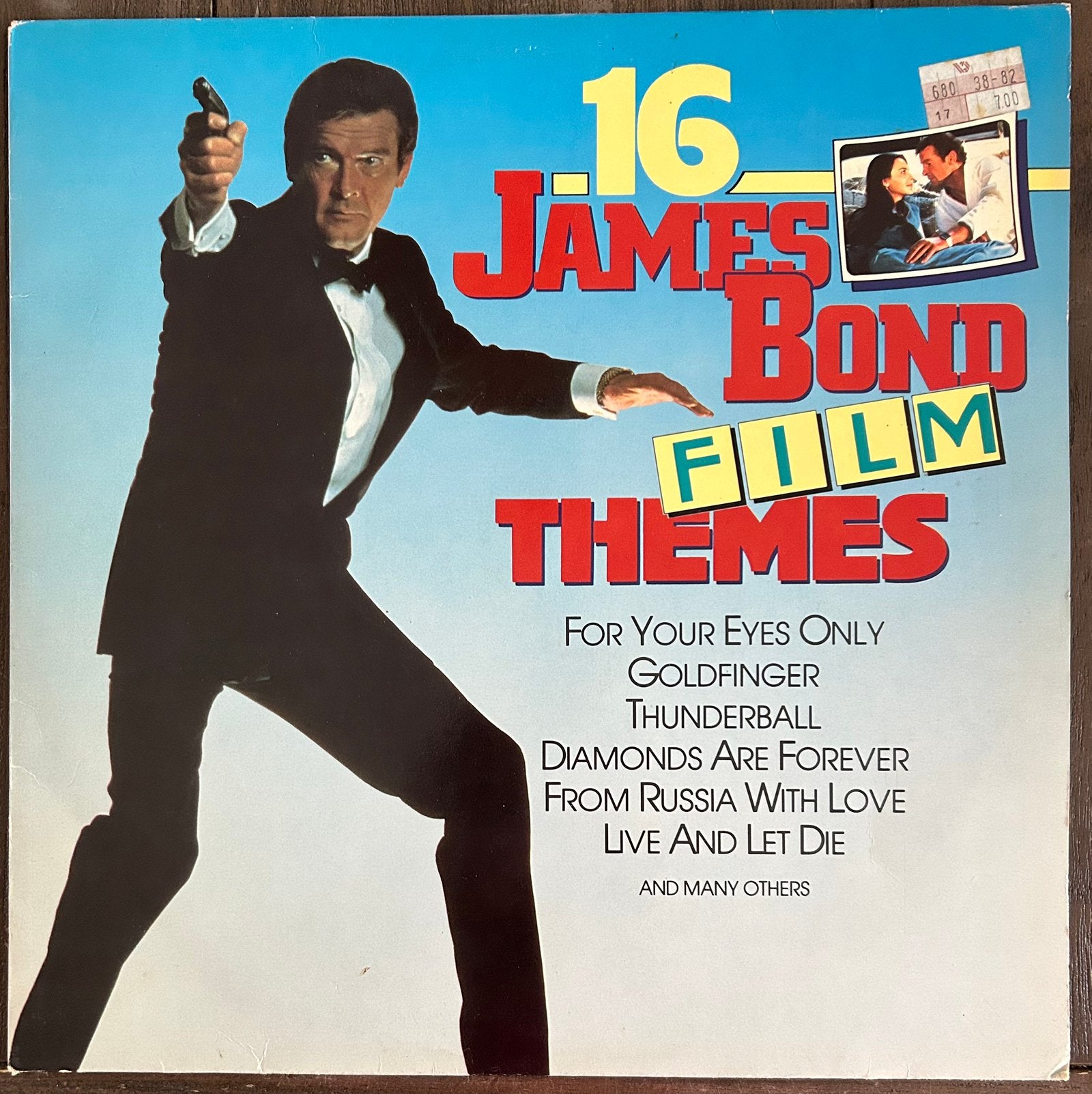 16 James Bond Film Themes LP - Discovery Stereo 8513, Gebruikt, Originele persing, 1980 - 1989, Ophalen of Verzenden