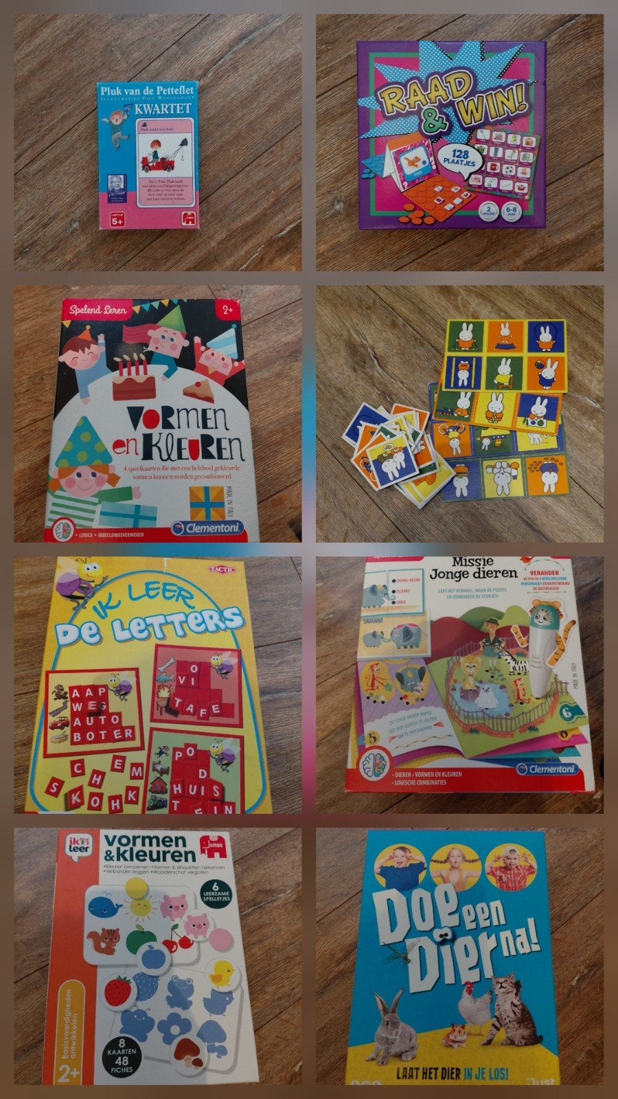 spelletjes, Ophalen