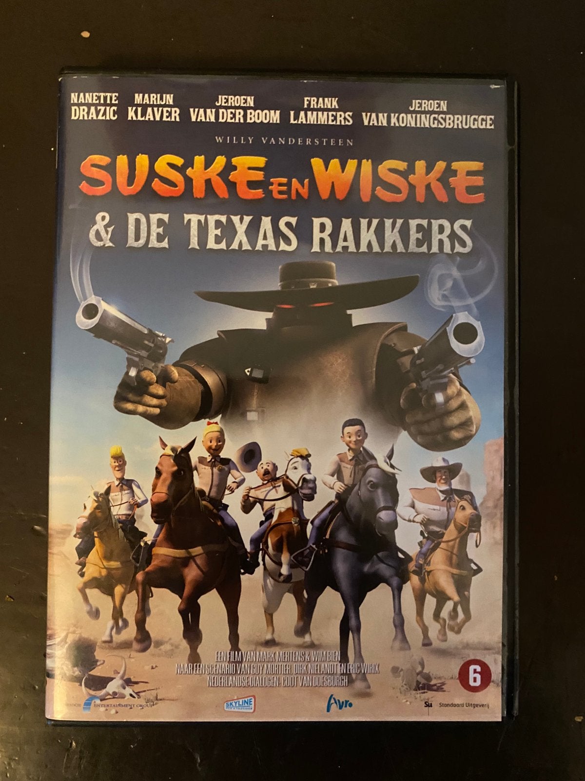 Suske en Wiske & de Texas Rakkers DVD, Vanaf 6 jaar, Ophalen of Verzenden, Zo goed als nieuw