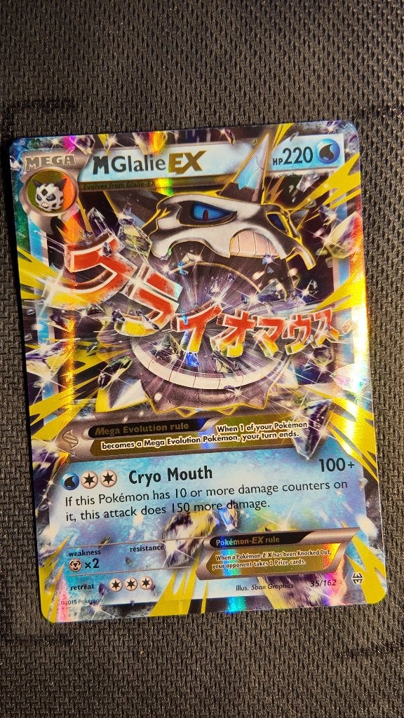 M Glalie-EX 35 BREAKthrough | Pokemon kaart, Ophalen, Zo goed als nieuw, Losse kaart, Foil