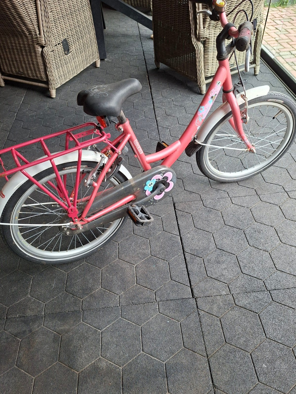 kinder fietsje 20", Ophalen, Terugtraprem, Gebruikt, Loekie