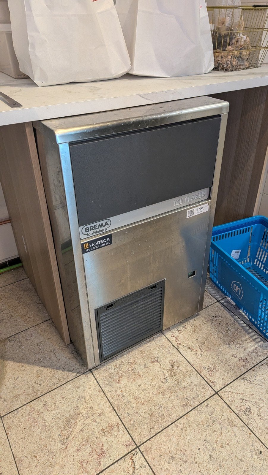 Brema Ice Maker GB 903 A-Q - IJsmachine, Zakelijke goederen, Horeca | Keukenapparatuur, Koelen en Vriezen, Gebruikt, Ophalen