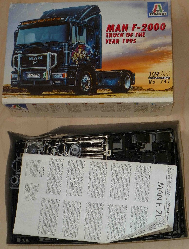 Man F-2000 Truck of the year 1995, Gebruikt, Italeri, Groter dan 1:32, Ophalen of Verzenden
