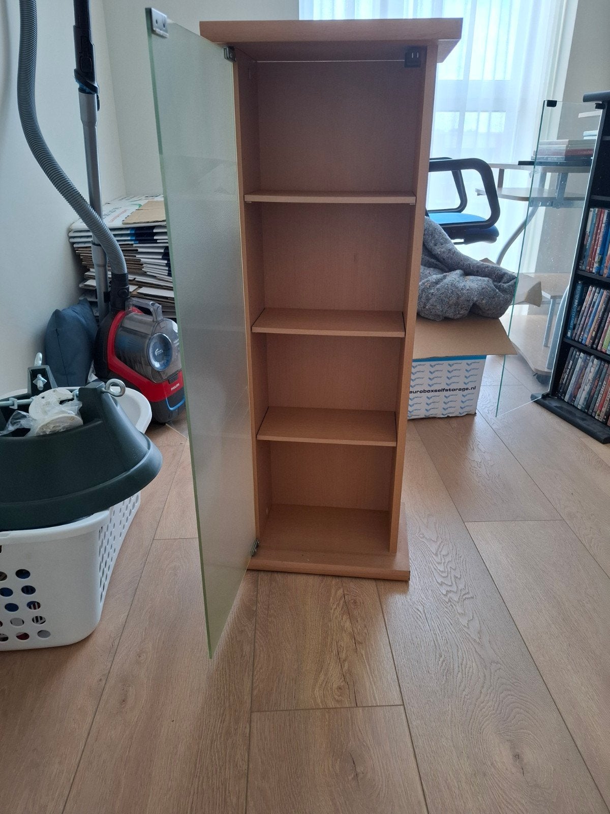 houten dvd kastje, Huis en Inrichting, Ophalen, Hout, Cd's of Dvd's