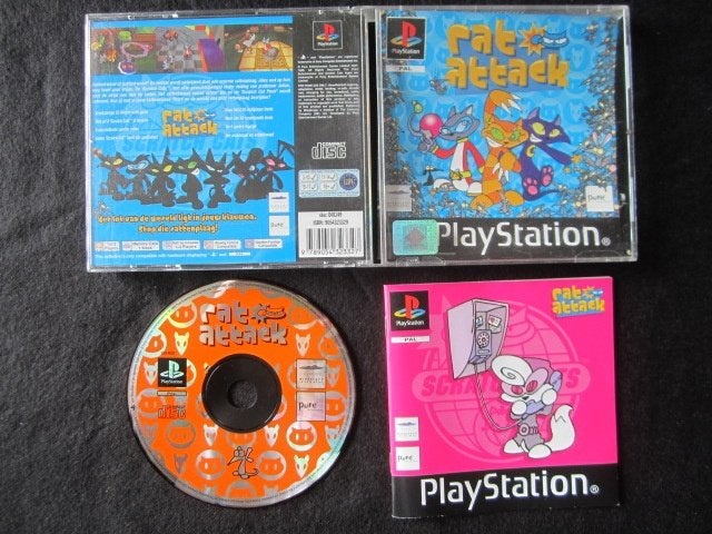 Rat Attack PS1 Playstation 1, Overige genres, 1 speler, Ophalen of Verzenden, Zo goed als nieuw
