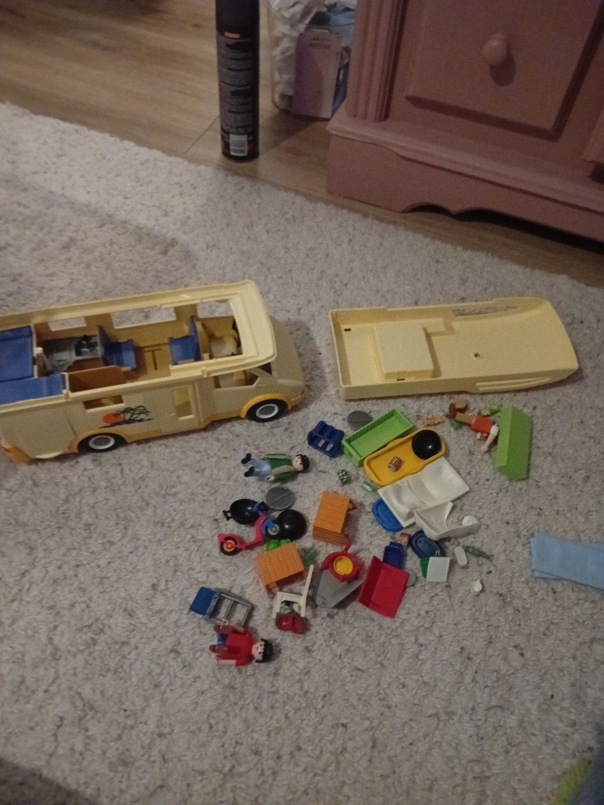 Playmobil Camper met accessoires en figuren, Ophalen, Zo goed als nieuw, Jongen of Meisje