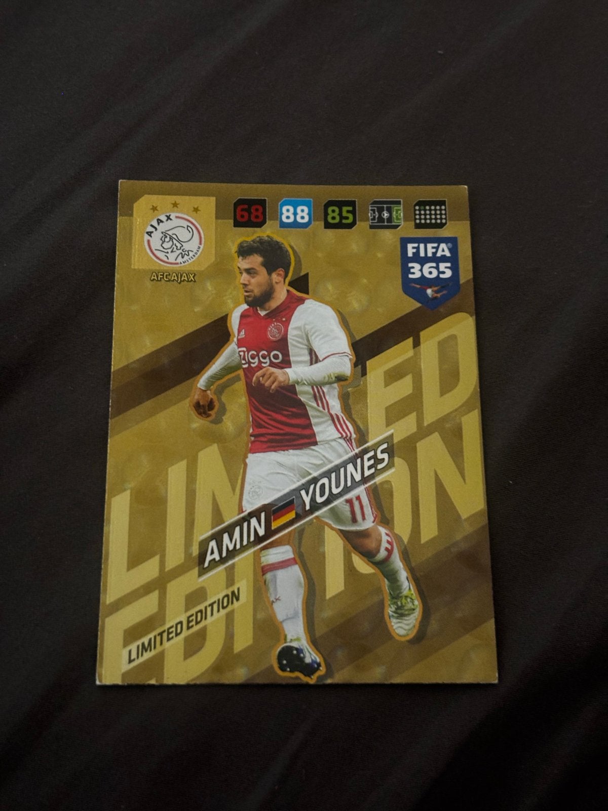 FIFA 365 Limited Edition Amin Younes Spelerskaart Ajax, Ophalen of Verzenden, Zo goed als nieuw, Ajax, Spelerskaart