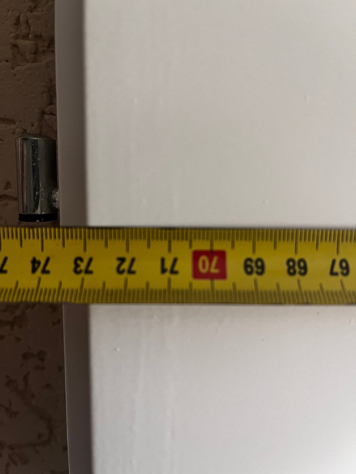 Opdekdeur rechtsdraaiend 73x201, Ophalen, Minder dan 80 cm, Binnendeur, Zo goed als nieuw