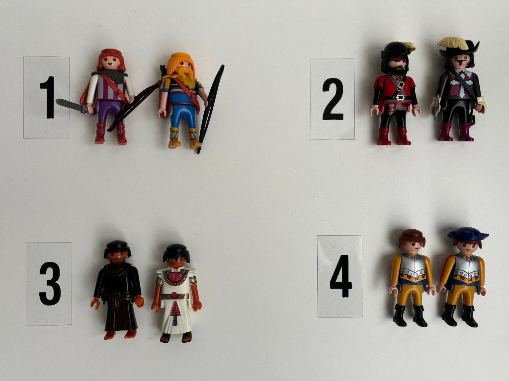 Playmobil Middeleeuws - Vikingen – Musketiers – Egyptenaren, Gebruikt, Losse onderdelen, Ophalen of Verzenden, Figuren