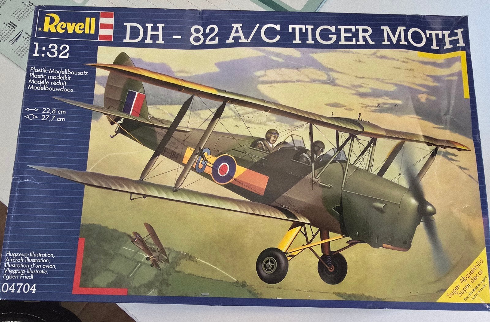 Revell Matchbox Tiger Moth 1:32 Bouwdoos, Gebruikt, Verzenden, Revell, Groter dan 1:72